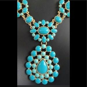 Stella & Dot Turquoise fashion statement necklace